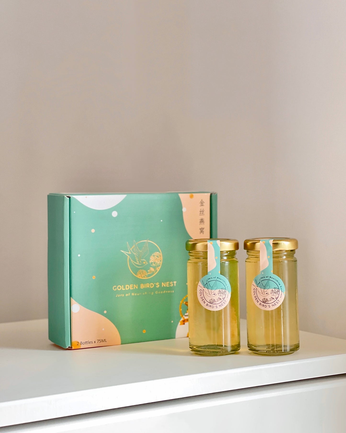 Double Goodness Bottled Birds Nest